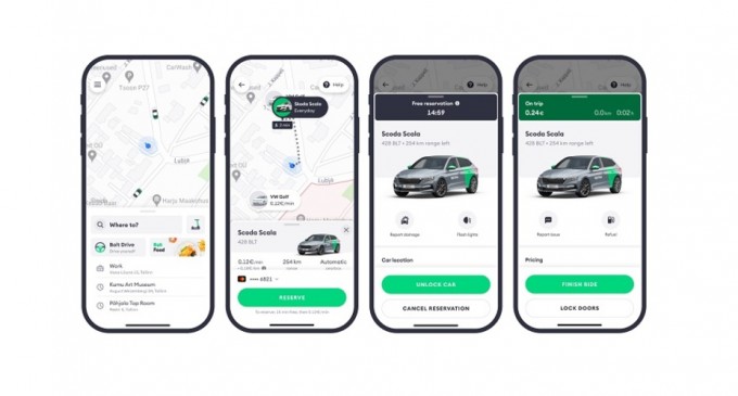 Bolt intră pe piața de închirieri auto