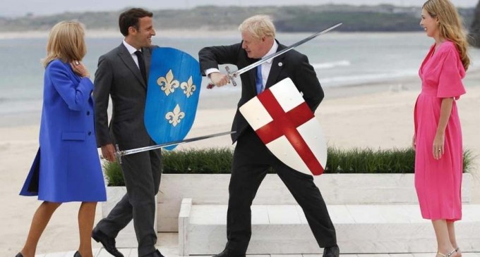 Poza Zilei: Johnson și Macron, dispute post-Brexit