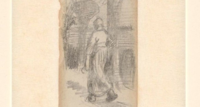 Un semn de carte, vechi de 130 de ani şi desenat de Vincent Van Gogh, a fost găsit într-un volum despre Revoluţia franceză – International