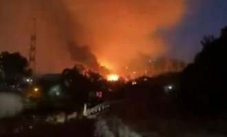 Turcia: Evacuarea unei centrale electrice amenințată de incendiu / Erdogan: Uzina este pe cale de a fi distrusă VIDEO – International
