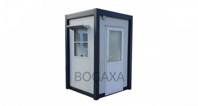 Cabine de paza de tip container
