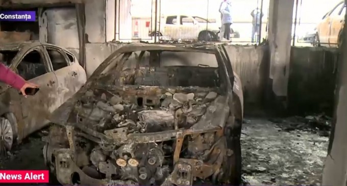 Digi24: VIDEO. Cum arată locul de unde a pornit incendiul de la blocul din Constanța