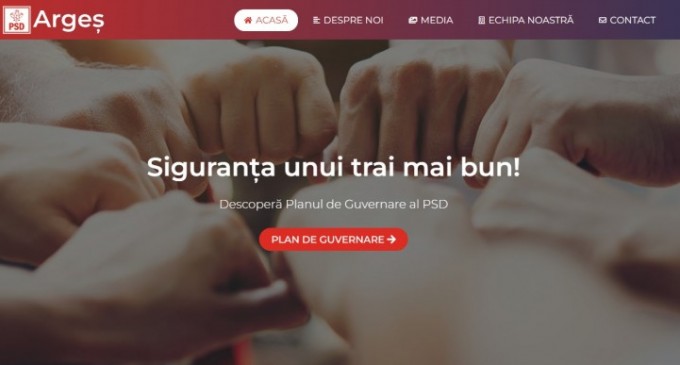 Preşedintele PSD Argeş, Ion Mînzînă, se poate mândri cu unul dintre cele mai frumoase site-uri de organizaţie judeţeană