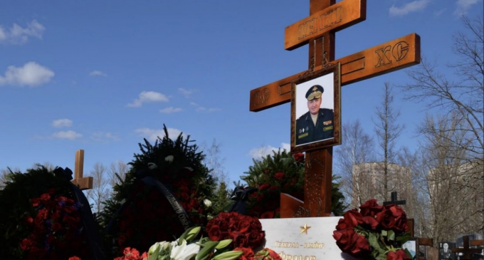 Rusia a mai pierdut un general în războiul din Ucraina: Vladimir Frolov a fost înmormântat sâmbătă