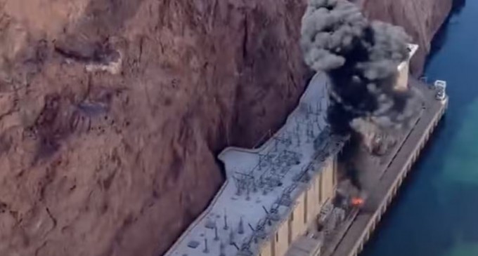 VIDEO Explozie la barajul Hoover din Statele Unite