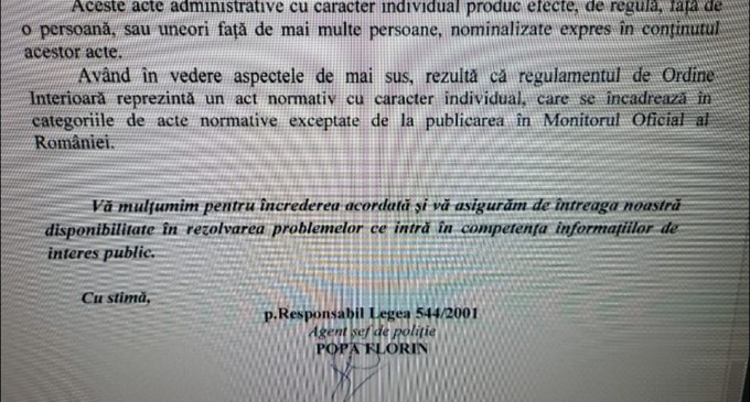 „Daca pui o haina de politie pe un pietroi, ala nu devine o forma de viata inteligenta/Tot bolovan ramane”