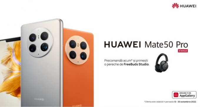 Huawei lansează noul smartphone vârf de gamă HUAWEI Mate 50 Pro. Explorează lumea aplicațiilor de top din AppGallery!