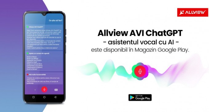 Allview AVI ChatGPT: Asistentul vocal inteligent este disponibil pentru milioane de români