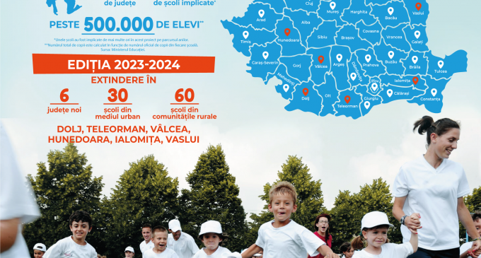 10 ani de Kinder Joy of Moving în România: programul ajunge anul acesta în peste 90 de școli din toată țara