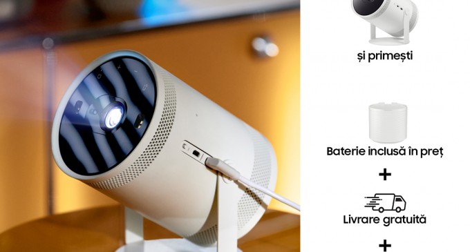 Freestyle Gen 2, cea mai recentă generație a videoproiectorului portabil smart de la Samsung, este acum disponibil în România