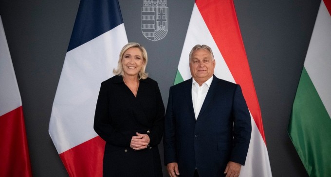 Vizită neanunţată a lui Marine Le Pen la Budapesta, unde s-a întâlnit cu Viktor Orban