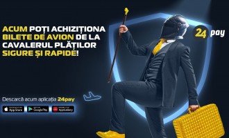 Călătorii cu avionul către destinațiile preferate, acum direct din aplicația 24pay