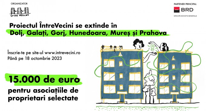 Proiectul ÎntreVecini se extinde la nivel național, pentru o Românie mai sustenabilă
