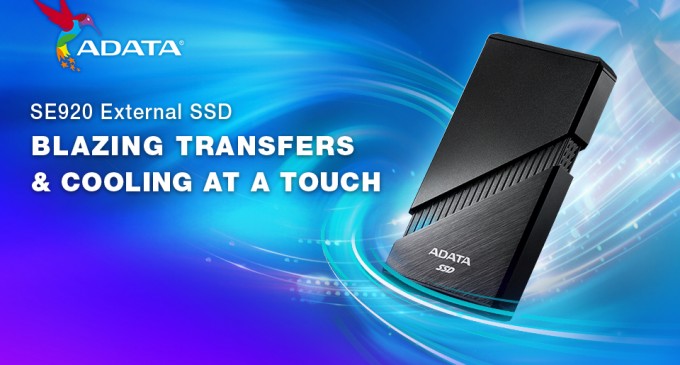 ADATA lansează SE920, primul SSD extern cu USB4 din industrie