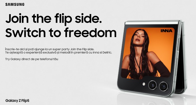 “Join The Flip Side. Switch to Freedom”: Samsung redefinește libertatea și deschide porțile către un univers de posibilități nelimitate cu Galaxy Z Flip5 și Galaxy Z Fold5