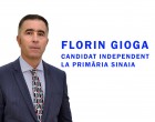 Florin Gioga şi-a anunţat candidatura ca independent la Primăria Sinaia