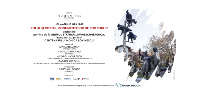 Rolul și rostul monumentelor de for public: dezbatere cu Ioana Beldiman, Virgil Scripcariu, Nicorel Nicorescu și Gabriel Liiceanu. Moderator: Cristian Leonte