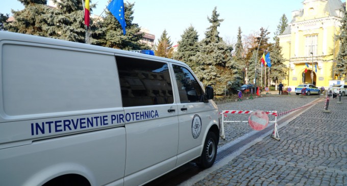 O bombă fără focos, descoperită într-un liceu aflat în renovare în județul Alba