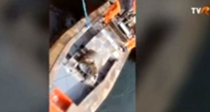 VIDEO TVR: Autoritățile române ar fi ținut o zi în Portul Constanța o dronă care avea la bord o jumătate de tonă de explozibil