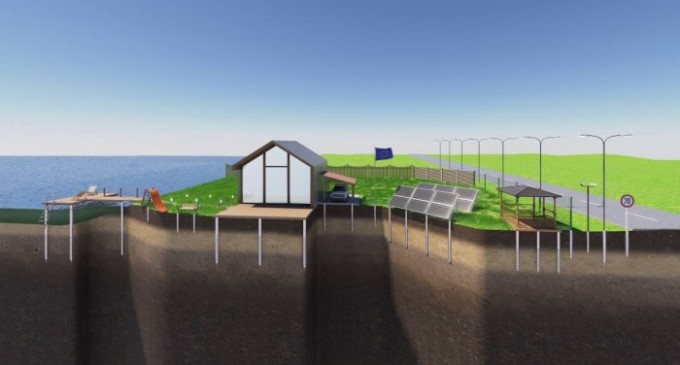 Fundatie fara beton gata intr-o zi si gata refolosibila