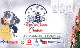 Cel mai frumos târg de Craciun din România 2024, Târgul de Crăciun din Craiova s-a deschis!