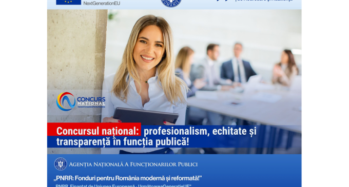 Noi informații referitoare la ocuparea funcțiilor publice, pe site-ul concurs-national.anfp.gov.ro