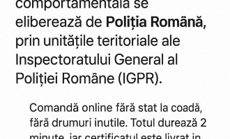 De unde se scoate certificatul de integritate comportamentală și cum îl obții rapid