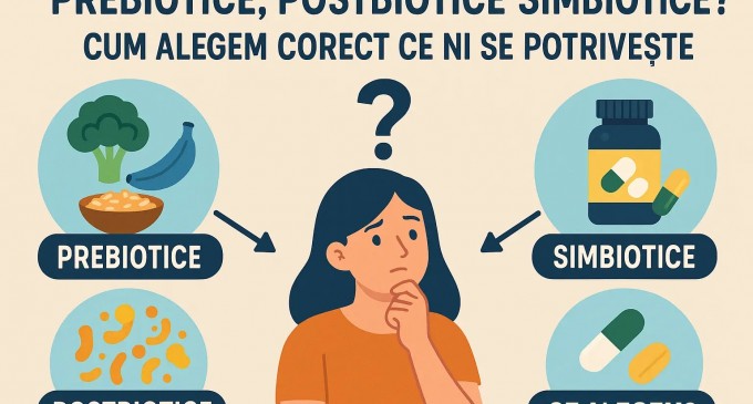 Prebiotice, postbiotice sau simbiotice? Cum alegem CORECT ce ni se potrivește