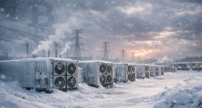 Hashrate-ul Bitcoin scade după furtuna din SUA. Foundry pierde aproximativ 30% din puterea de mining