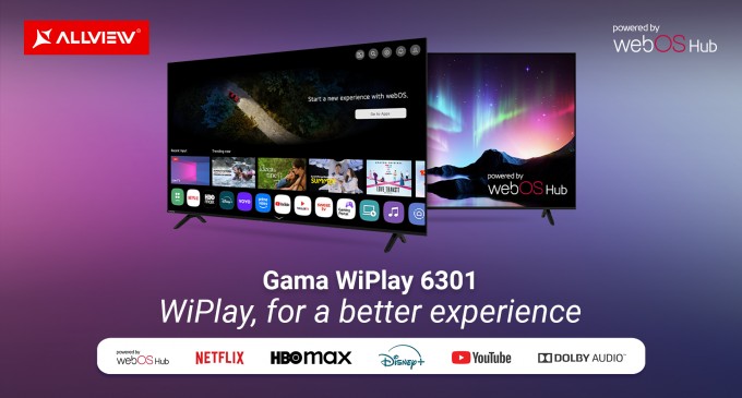 Allview lansează gama WiPlay6301, primele Smart TV-uri din portofoliu cu webOS integrat