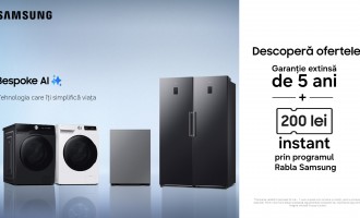 Samsung dă startul campaniei cu oferte și beneficii pentru electrocasnicele inteligente BESPOKE AI
