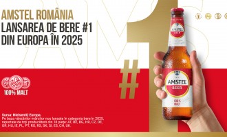 Introducerea mărcii Amstel® în România – cea mai mare lansare din categoria de bere din Europa în 2025