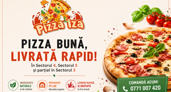 Pizzeria IZA – Gust autentic, ingrediente de calitate și livrare rapidă de pizza în Sectorul 4, Sectorul 5 și Sectorul 3