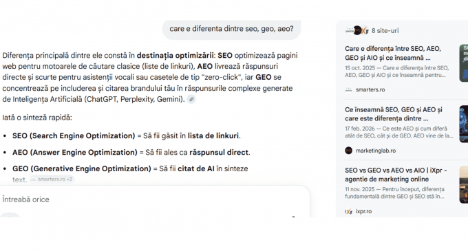 GEO, AEO și ce nu vă spune nimeni despre vizibilitatea în AI în 2026
