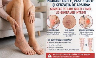 Picioare grele, vase sparte și senzația de arsură: semnele pe care multe femei le ignoră ani întregi