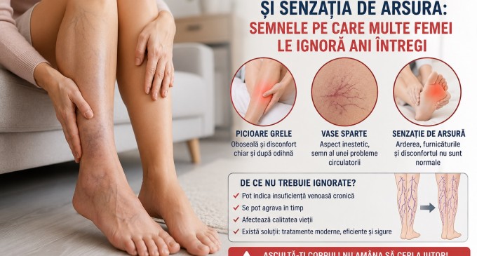 Picioare grele, vase sparte și senzația de arsură: semnele pe care multe femei le ignoră ani întregi