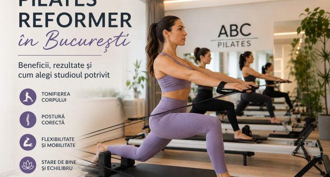 Pilates Reformer în București: beneficii, rezultate și cum alegi studioul potrivit