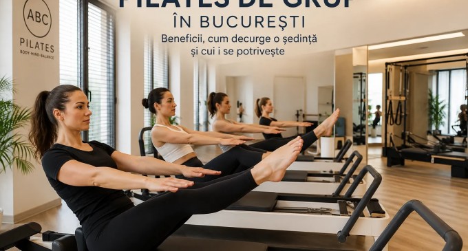 Pilates de grup în București: beneficii, cum decurge o ședință și cui i se potrivește