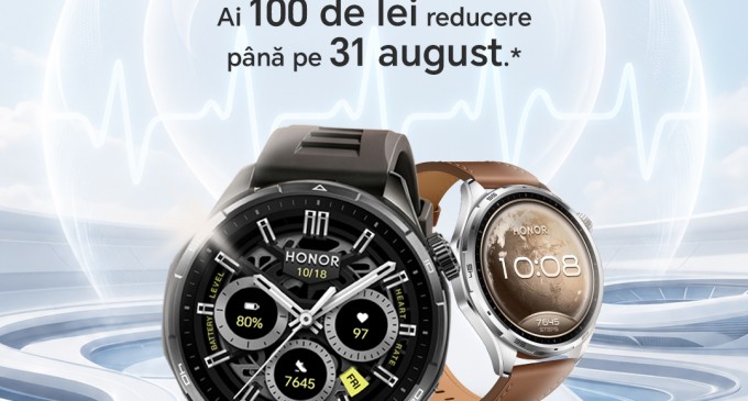 HONOR Watch 6, în ultimele zile de ofertă: 100 de lei reducere și plăți NFC direct de la încheietură
