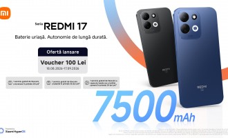 Xiaomi aduce în România seria REDMI 17, cu o baterie de 7.500 mAh, un ecran generos de 6,9 inch și rezistență pentru utilizarea zilnică