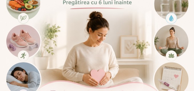Vrei să rămâi însărcinată? Pregătirea cu 6 luni înainte