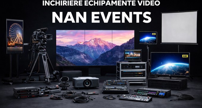 Echipamente video de închiriat pentru evenimente memorabile