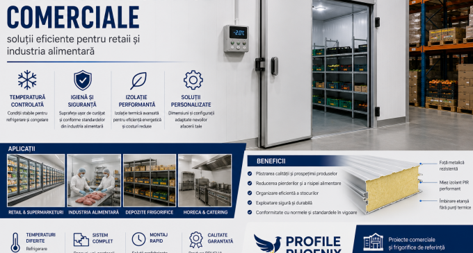 Camere frigorifice comerciale: soluții eficiente pentru retail și industria alimentară
