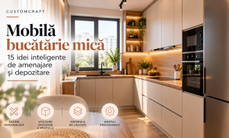 Mobilă pentru bucătărie mică: 15 idei inteligente de amenajare și depozitare