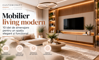 Mobilier living modern: 10 idei de amenajare pentru un spațiu elegant și funcțional