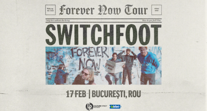 Switchfoot, trupa americană premiată cu Grammy, vine în România în februarie 2027. Trei concerte anunțate