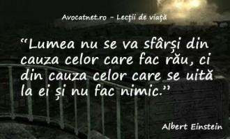 De ce sprijinim diverse acţiuni civice şi descurajăm abuzuri şi comportamente agresive ale unor indivizi? Partea Întâi