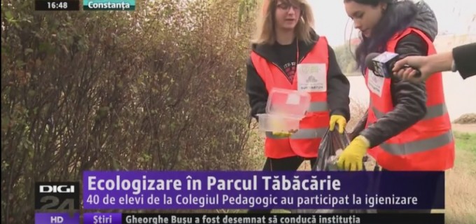 Primăria C-ţa continuă campania ,,Curăţăm CREIERELE voastre!”