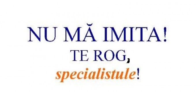 „Originalitatea” noastra e „fara numar „…