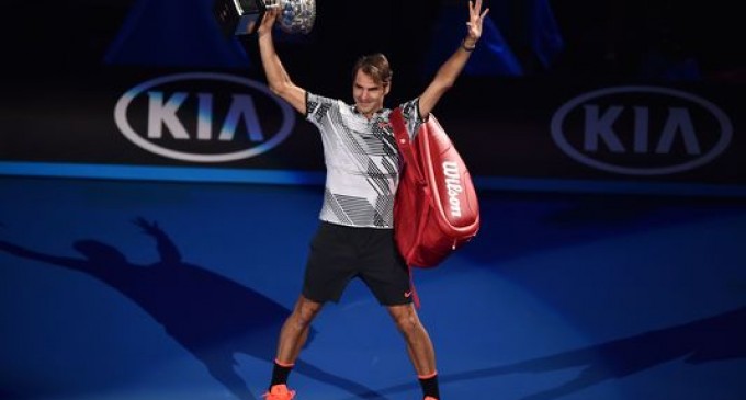 Roger Federer a câștigat titlul de la Australian Open în finala disputată în compania lui Rafael Nadal